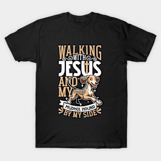 Jesus and dog - Caravan Hound T-Shirt